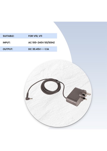 Dyson V10 V11 Elektrikli Süpürge Şarj Cihazı 30.45V-1.1A Elektrikli Süpürge Güç Adaptörü-Uk Fişi Için Adaptör (Yurt Dışından) fırsatları