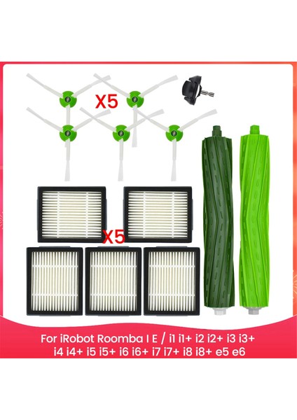 Irobot Roomba Ie Serisi I1 I1+ I2 I2+ I3 I3+ I4 I4+ I5 I5+ I6 I6+ I7 I7+ I8 I8+ E5 E6 Vakum Için Yedek Parçalar (Yurt Dışından)