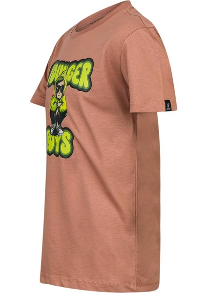 Aja Çocuk Baskılı T-Shirt Kahve 214 fiyatları