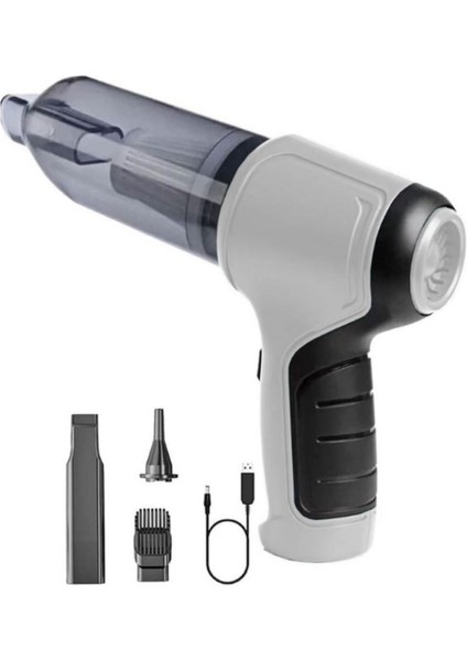 Şarjlı Araç Içi Süpürge Otomobil Vakumlu Araç Süpürgesi JB-107 1200 Mah modelleri