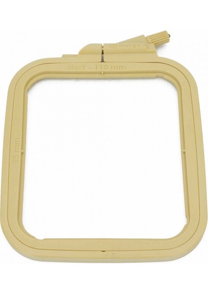 Nurge Vidalı Plastik Kasnak Kare