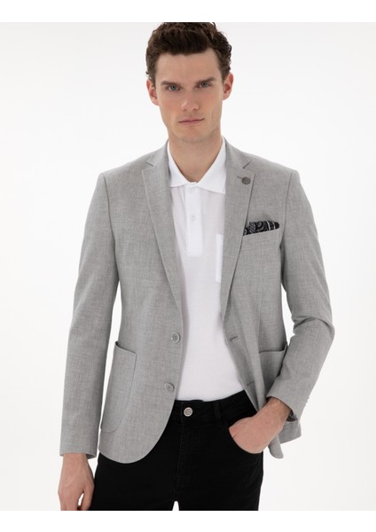 Erkek Gri Ex. Slim Fit Ceket 50302432-VR024 modelleri