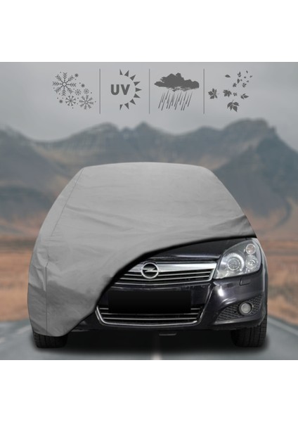 Opel Astra H Sedan (2007 - 2010) Oto Branda Su Geçirmez Miflonlu Araba Brandası Klipsli Araba Çadırı