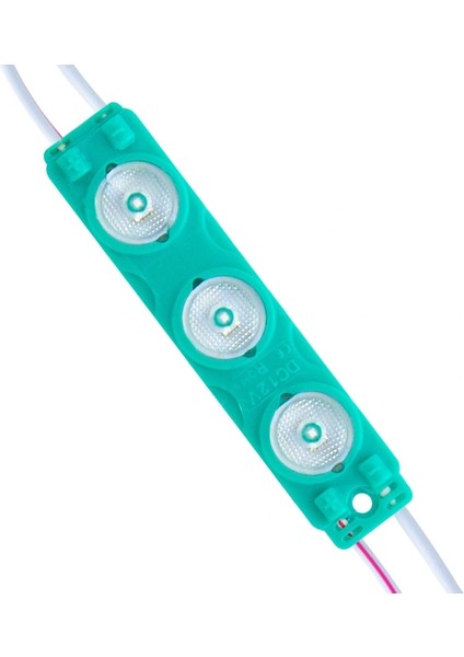 Modül LED 12V 1.5W Yeşil 2835 73 x 16MM IP65 195-210LM 170 Derece