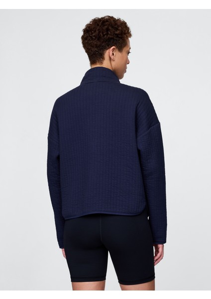 Kadın Lacivert Gapfit Quilted Jacquard Ceket fırsatları