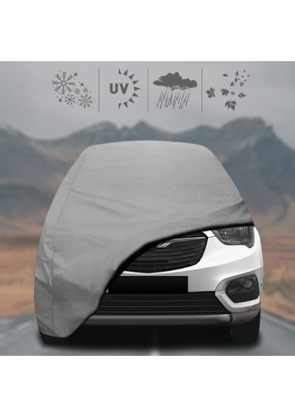 Opel Combo Life E (2018 - 2022) Oto Branda Su Geçirmez Miflonlu Araba Brandası Klipsli Araba Çadırı