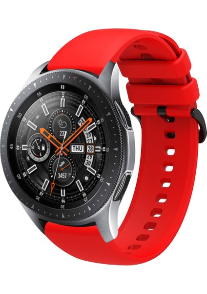 Amazfit Bip 5 ile Uyumlu Yumuşak Dokulu Soft Renk Silikon Kordon Kayış