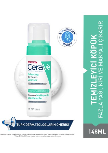 Normal, Karma Ve Hassas Ciltler Için Köpük Temizleyici 148ml