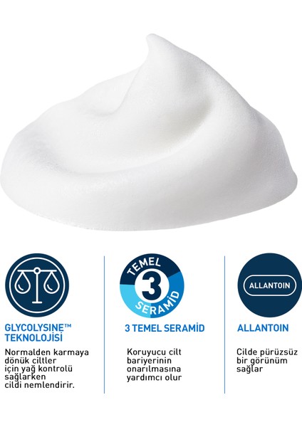 Normal, Karma Ve Hassas Ciltler Için Köpük Temizleyici 148ml
