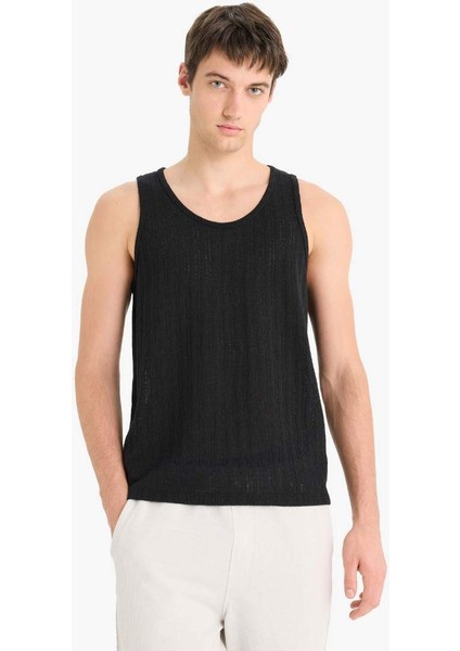 Yeni Sezon Slim Fit Dar Kesim Bisiklet Yaka Ribana Atlet indirimleri