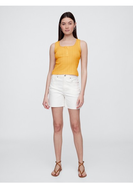 Kadın Sarı Eyelet Atlet fırsatları