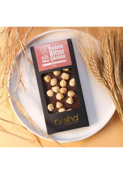 Altılı Avantaj Paket. %72 Kakao Fındıklı Bitter Çikolata 100 g x 6 Adet fırsatları