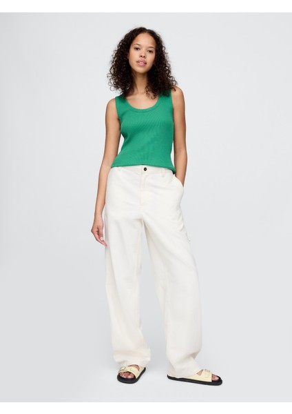 Kadın Yeşil Fitilli Halter Yaka Atlet indirimleri