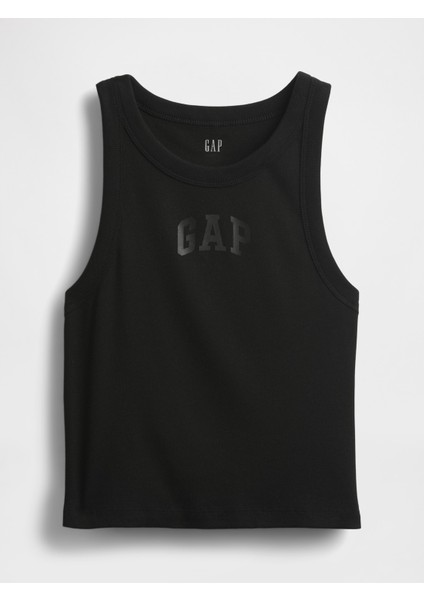 Kadın Siyah Gap Logo Crop Atlet fiyatları