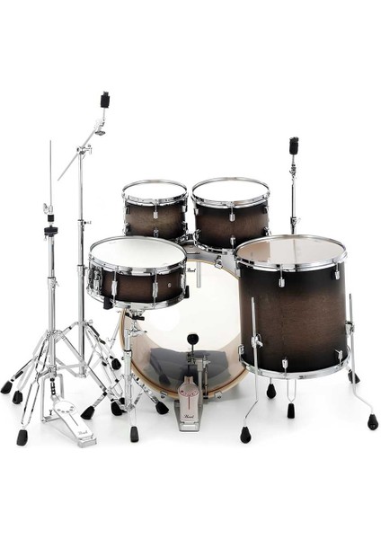 DMP905/C262 Decade Maple Satin Black Burst 5 Parça (20B/10T/12T/14F/14S) Aksamlı Akustik Davul Seti fırsatları