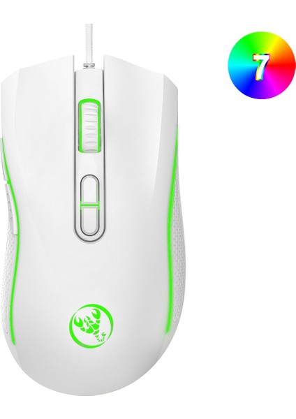 A869 Kablolu Rgb Oyuncu Mouse 6400DPI 7 Tuşlu