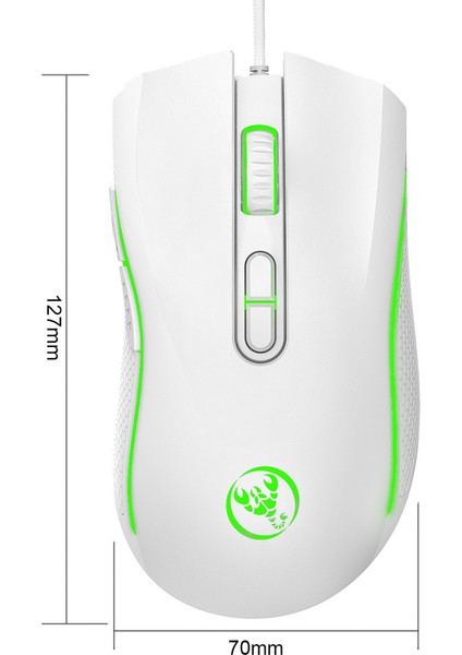 A869 Kablolu Rgb Oyuncu Mouse 6400DPI 7 Tuşlu