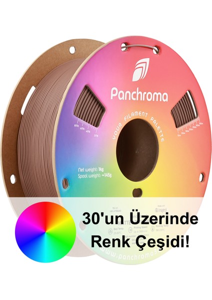 Panchroma Pla Filament Mat Askeri Kahverengi