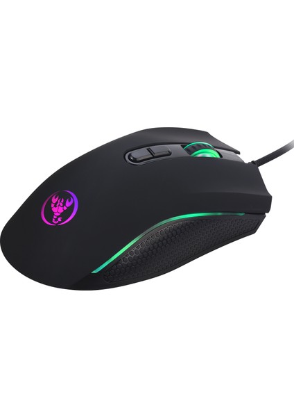 A869 Kablolu Rgb Oyuncu Mouse 6400DPI 7 Tuşlu