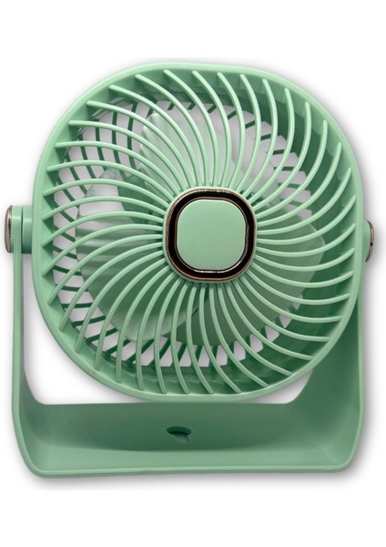 Zb112 Taşınabilir Masaüstü Yeşil Usb Fan