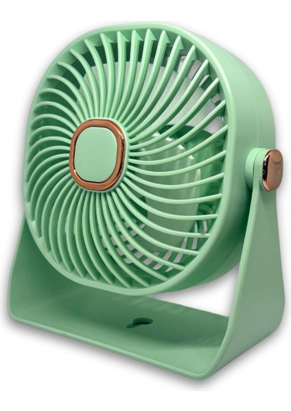 Zb112 Taşınabilir Masaüstü Yeşil Usb Fan
