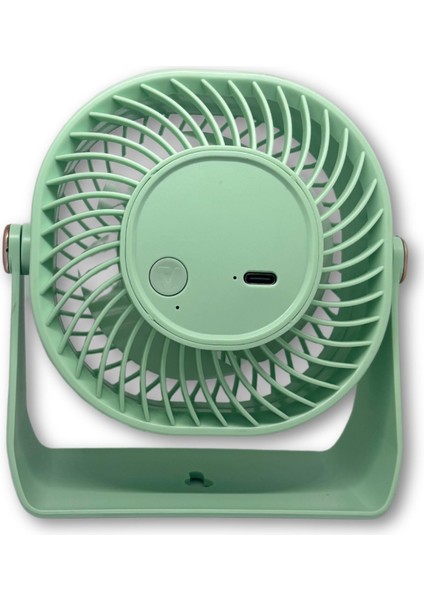 Zb112 Taşınabilir Masaüstü Yeşil Usb Fan