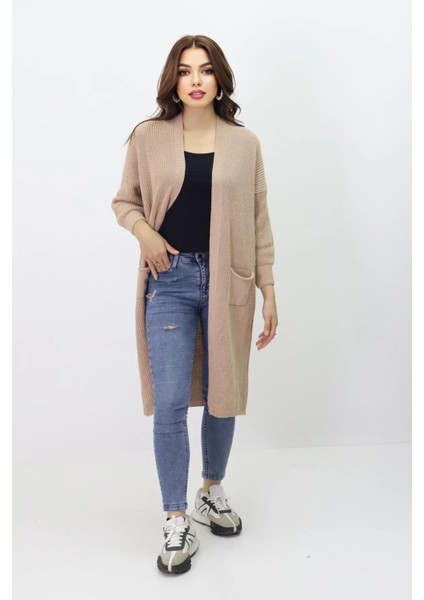 Kadın Uzun Triko Hırka