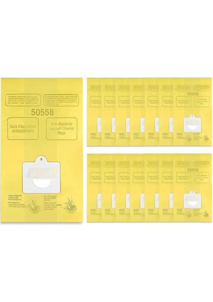 Kenmore Type C/q 50555 50557 50558 ve Type C-5 Hazneli Vakum Torbaları Için 15 Adet Vakumlu Süpürge Torbası (Yurt Dışından)