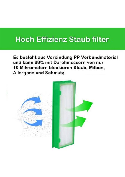 Vorwerk Kobold VR200 VR300 Elektrikli Süpürge Aksesuarları Yedek Parçaları Ultra Dayanıklı Aksesuarlar Için 6 Adet Filtre (Yurt Dışından) fırsatları
