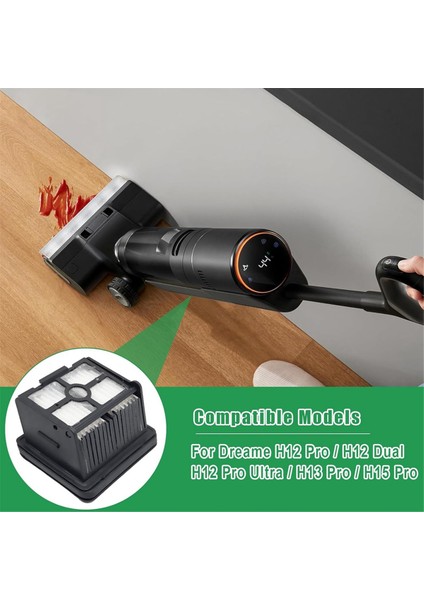 Dreame H12 Pro, H13 Pro, H15 Pro, H12 Dual, H12 Pro Ultra Elektrikli Süpürge Yedek Parçaları Için Hepa Filtre Aksesuarları (Yurt Dışından)