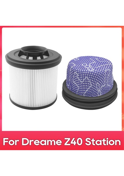 Dreame Z40 Istasyonu Yedek Parça Aksesuarları Robotik Süpürge Seti Için Hepa Filtre Seti (Yurt Dışından)