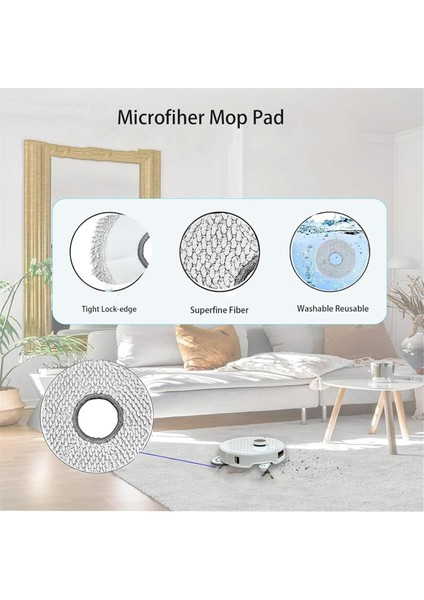 Ecovacs Deebot X5 Omnı / X5 Pro Omnı Robot Süpürge Yedek Parçaları Için 12 Adet Ana Yan Fırça Filtresi Paspas Pedi Toz Torbası (Yurt Dışından)