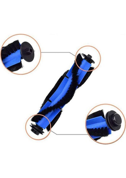Kyvol Cybovac D2 D3 D6 E20 E30 E31 Robot Süpürge Temel Süpürge Aksesuarları Için 1 Ana Fırça Kapağı ile 2 Adet Ana Fırça (Yurt Dışından)