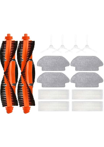 Xiaomi Robot Vacuum S10 S12 Fırçaları B106GL Elektrikli Süpürge Hepa Filtre Paspas Bezi Ana Yan Fırça Aksesuarları (Yurt Dışından)