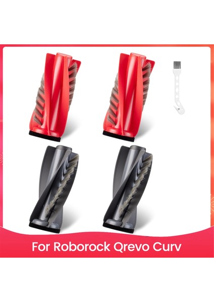 Roborock Qrevo Curv Robot Süpürge Için Ana Fırça, Seçilmiş Abs Kauçuk Ana Fırça Yedek Parçaları (Yurt Dışından)