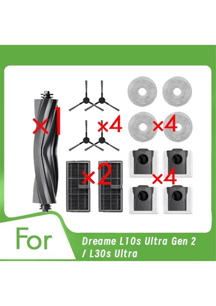 Dreame L10S Ultra Gen 2 / L30S Ultra Elektrikli Süpürge Aksesuarları Temizleyici Parçaları Değişimi (Yurt Dışından)