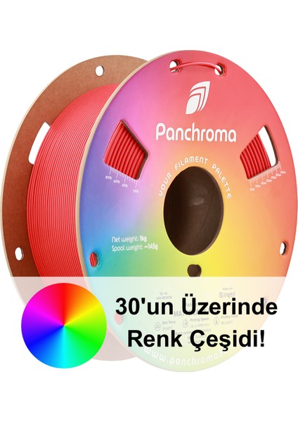 Panchroma Pla Filament Mat Lav Kırmızı