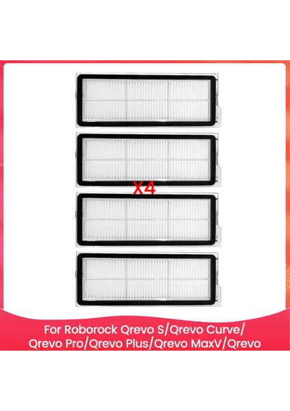 Roborock Qrevo S/qrevo Curve/qrevo Pro/qrevo Plus/qrevo Maxv/qrevo Edge Robot Süpürge Parçaları Için Hepa Filtresi (Yurt Dışından)