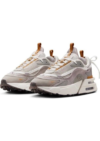 Air Max Furyosa Sneaker Gray Platform Taban 4cm Kadın Günlük Spor Ayakkabı Gri