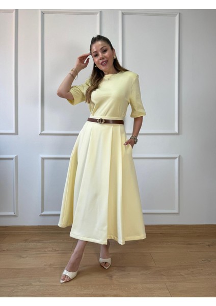 Sarı Vatkalı Basic Tshirt modelleri