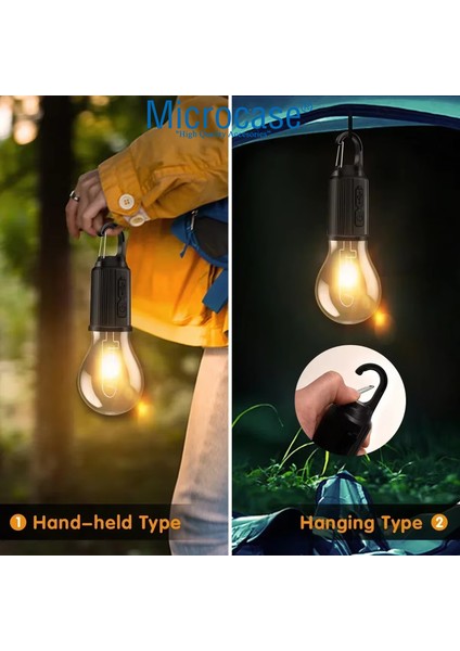 T03 Taşınabilir Şarjlı Outdoor Kamp Bahçe Lambası 10W Askılı LED Işık - AL5229