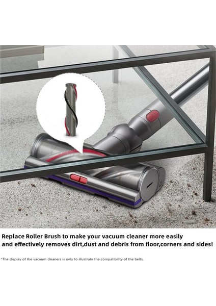 Dyson V15 Detect SV22 SV47 Serisi Elektrikli Süpürge Başlığı Parçası 971655-01 Için Yedek Fırça Silindiri (Yurt Dışından)