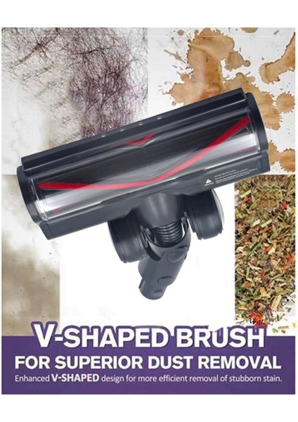 Dreame R10 R20 R30 T20 T30 S10 Z10 Yedek Parçası Için Vakumlu Sert Ahşap Zemin Fırçası Başlığı LED Optik Muayene Işığı ile (Yurt Dışından) fırsatları