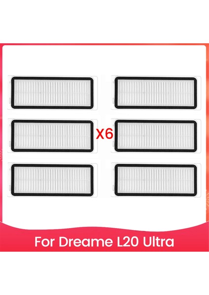 Dreame L20 Ultra Robot Süpürge Filtreleri Için Yedek Aksesuar Kitleri (Yurt Dışından)
