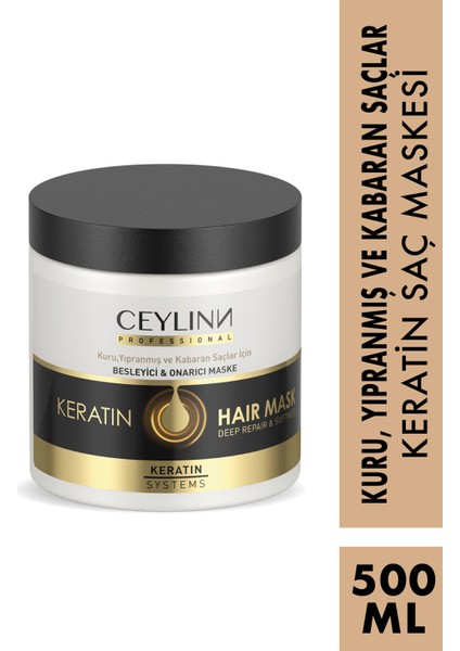 Keratin Smooth Saç Maskesi 500 ML