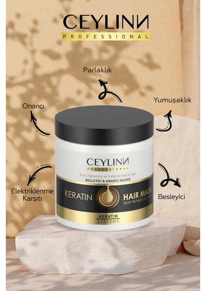 Keratin Smooth Saç Maskesi 500 ML modelleri