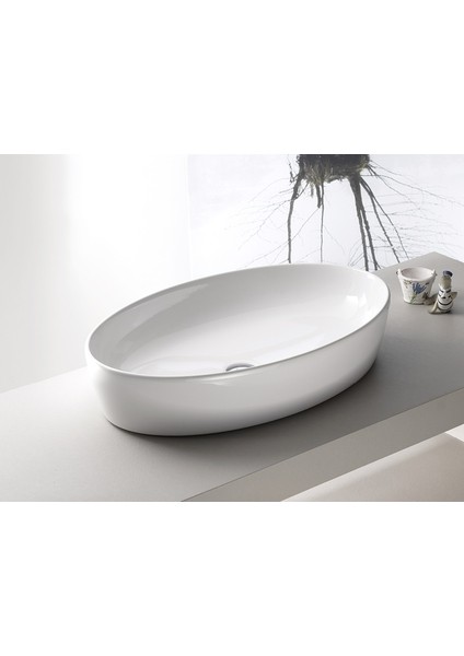 Seramik Cerastyle One 67X42CM Tezgah Üstü Çanak Lavabo modelleri