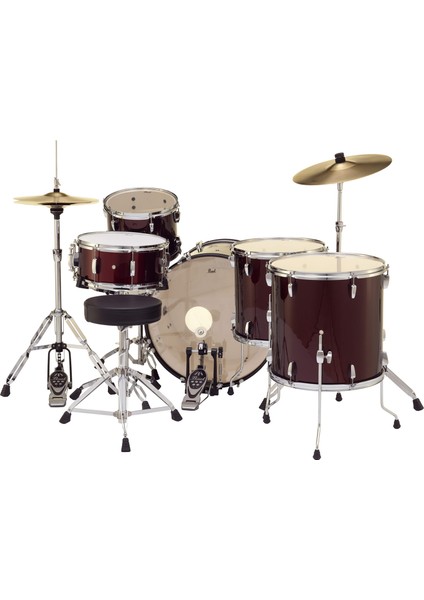 RS525SC/C91 Roadshow Şarap Kırmızısı 5 Parça (22B/10T/12T/16F/14S) Aksamlı ve Sabian Solar Zilli Akustik Davul Seti fiyatları