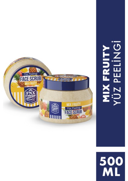 Fnx Barber Face Scrub Peeling Fruit Mix 500 ML
