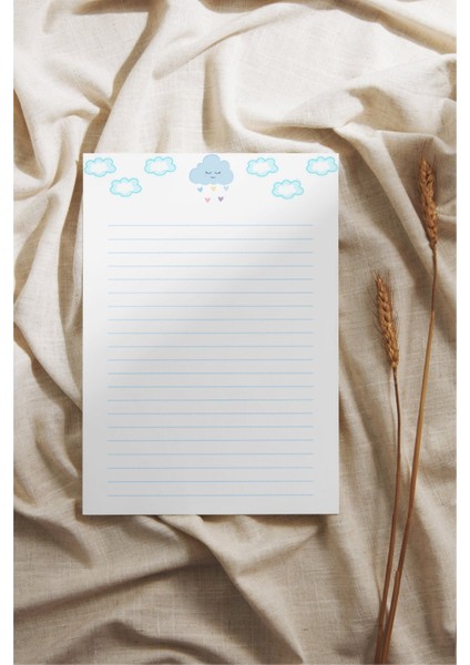 A6 Pinterest Bulutlar Çek-Kopar Notepad, Memopad, Note Defteri, To Do List